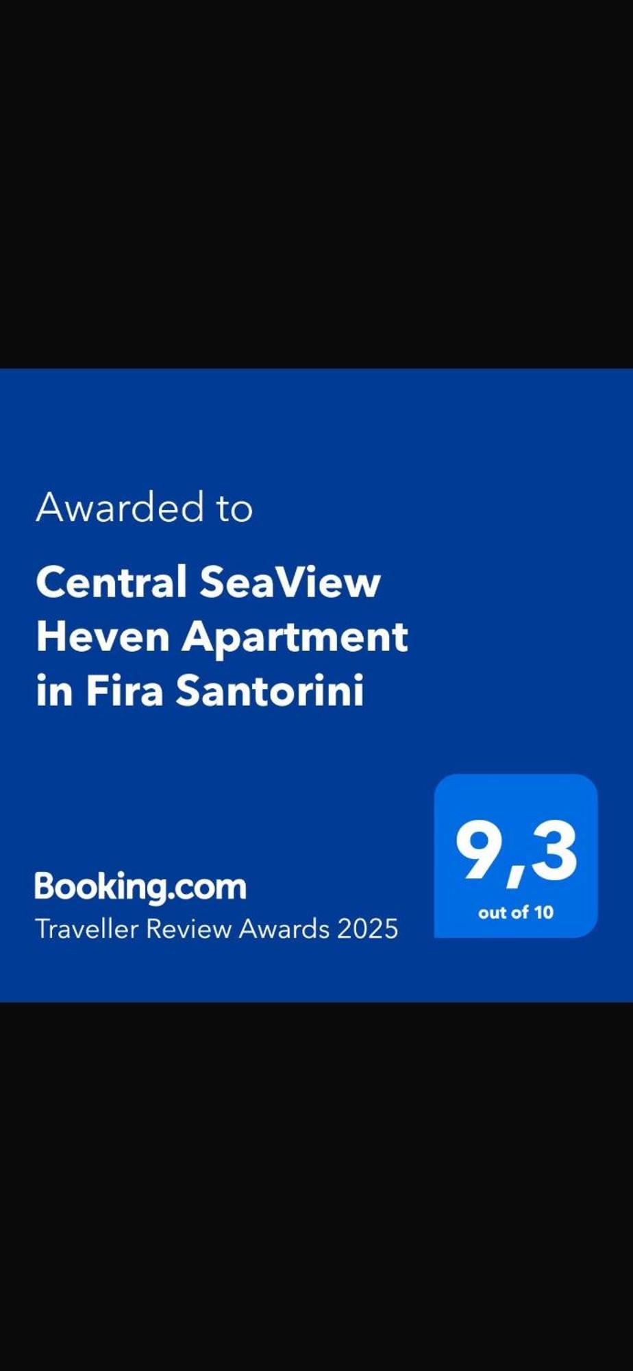Central Seaview Heven Apartment In Fira  Exterior photo